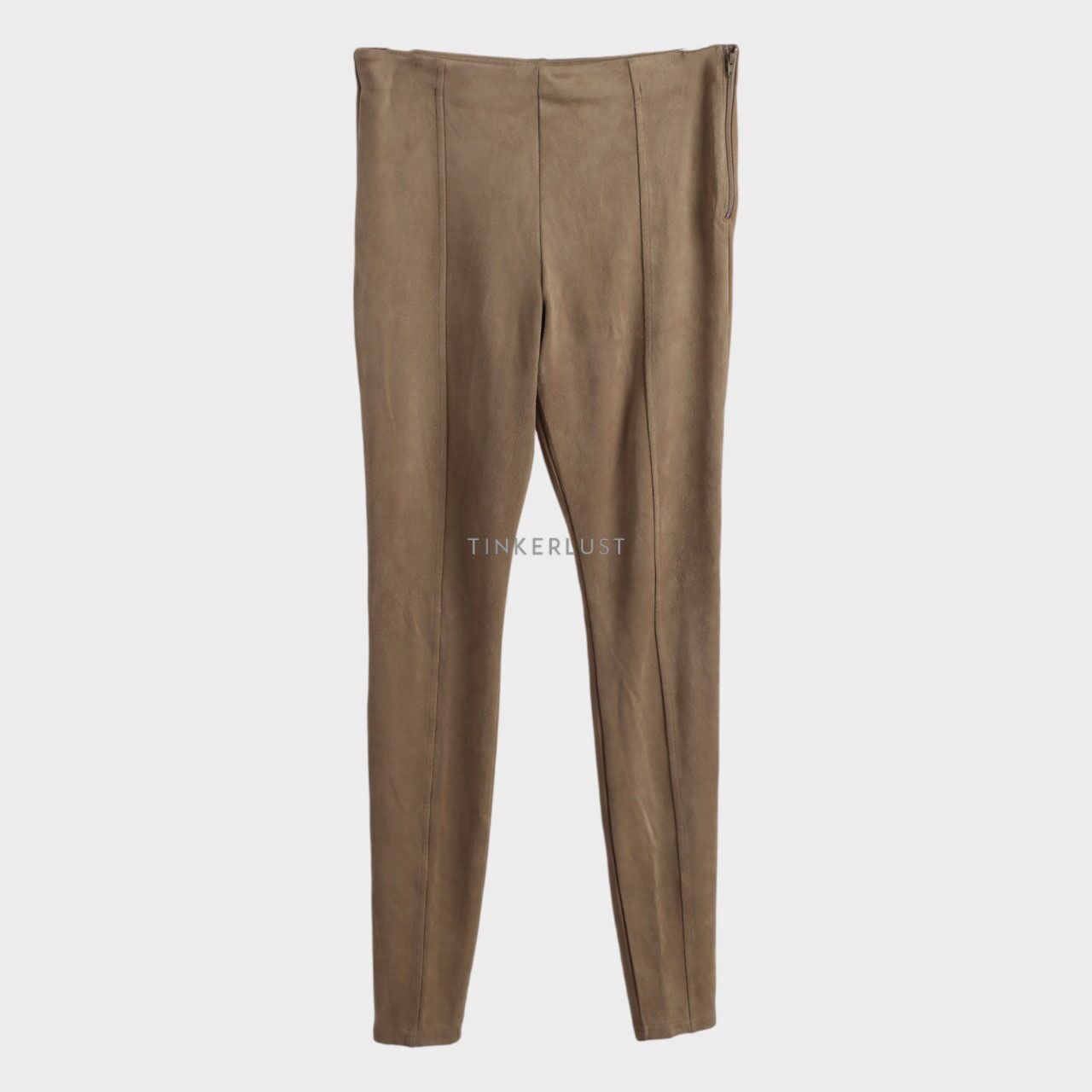 H&M Olive Suede Long Pants