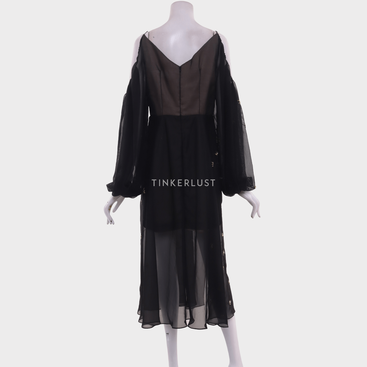 Krinou Beige & Black Mini Dress
