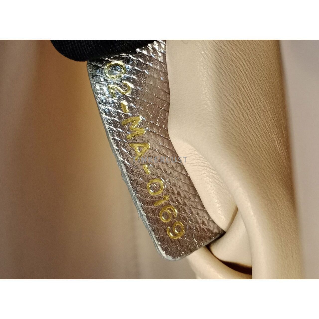 Christian Dior Mini Lady Dior 3 Tone Lizard Leather Satchel
