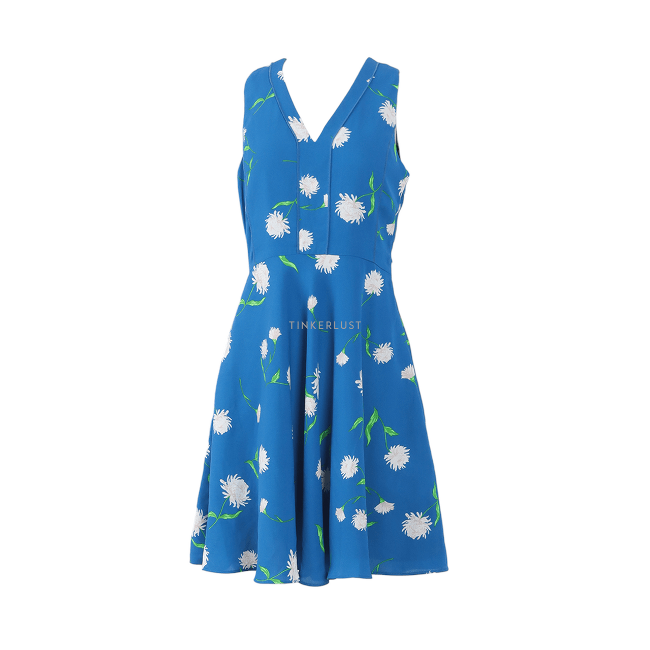 Ann Taylor Blue Floral Mini Dress