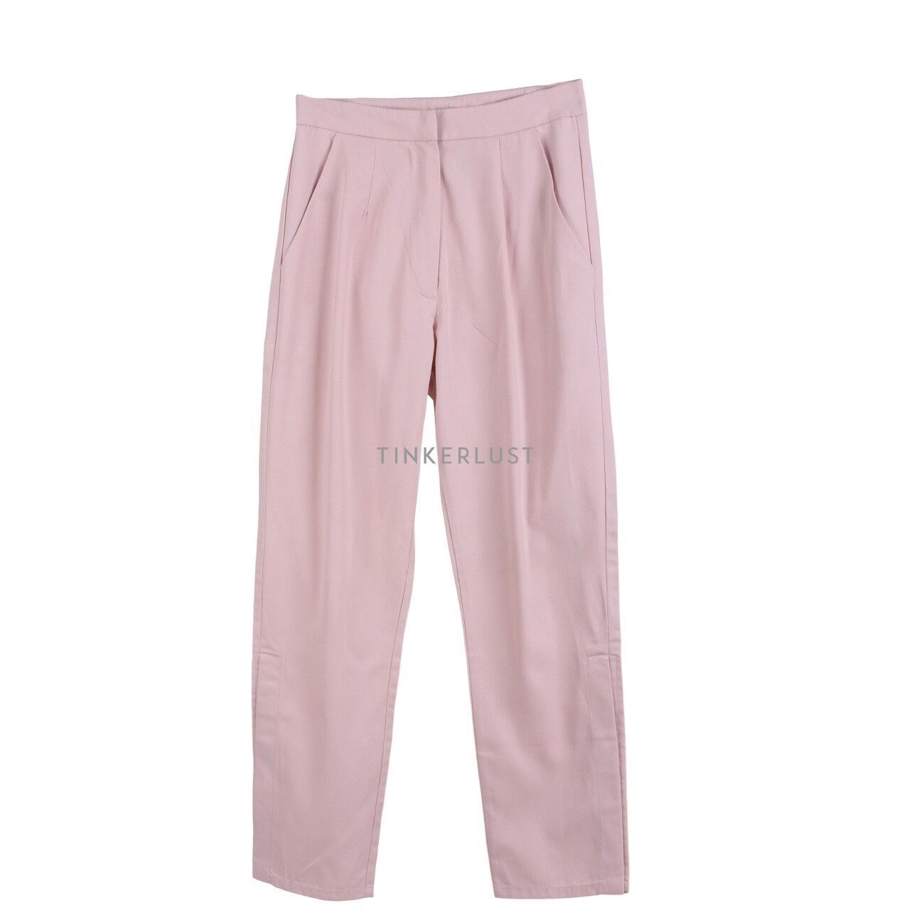 Cloth Inc Soft Pink Slit Long Pants