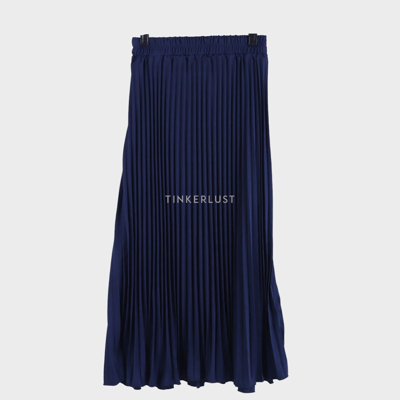 Beatrice Clothing Navy Pleated Midi Skirt