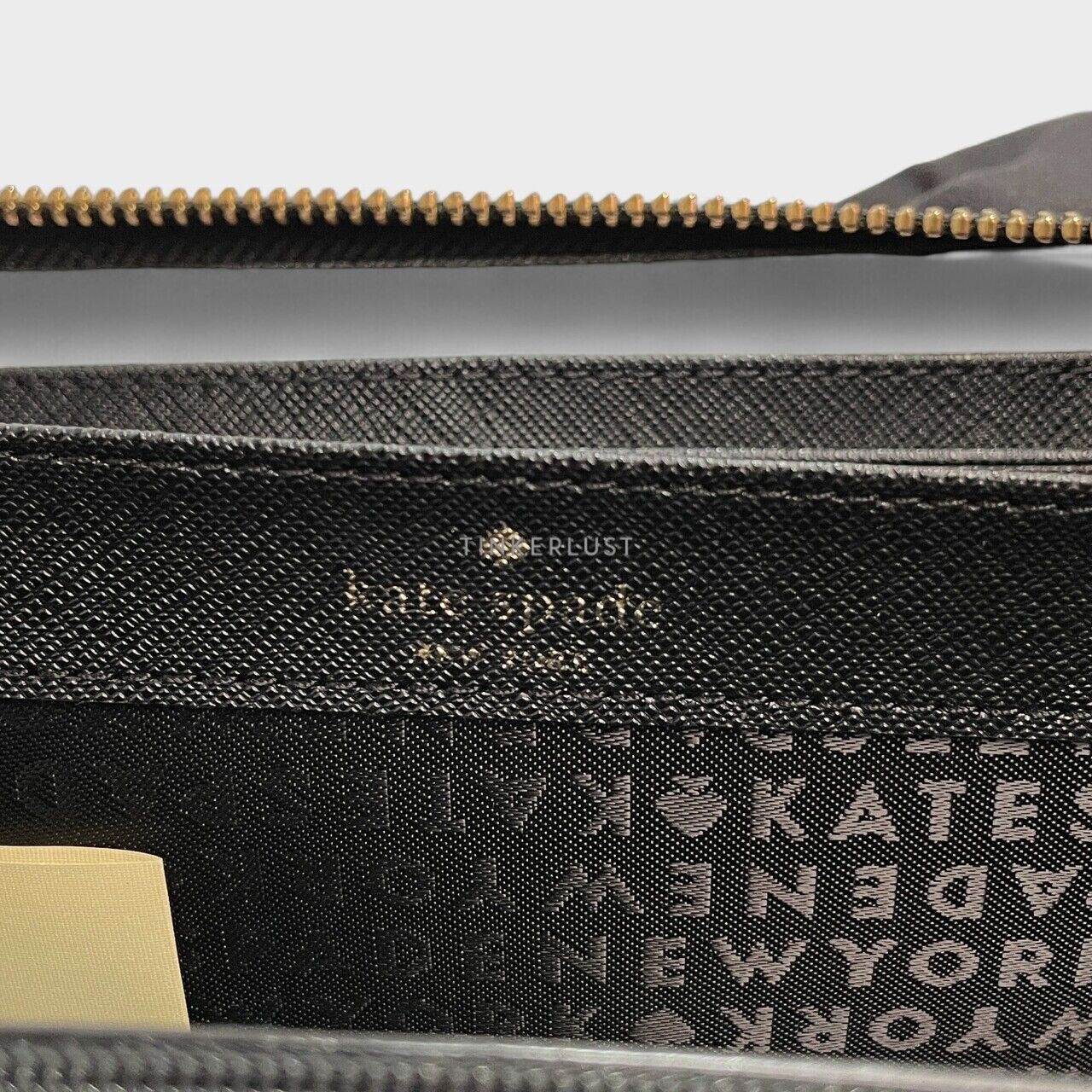 Kate Spade Neda Laurel Way Black Leather GHW Wallet