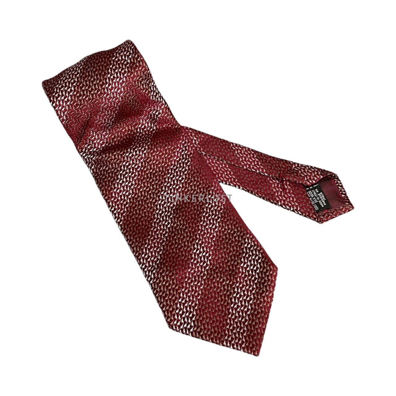 Giorgio Armani Red Patterned Tie