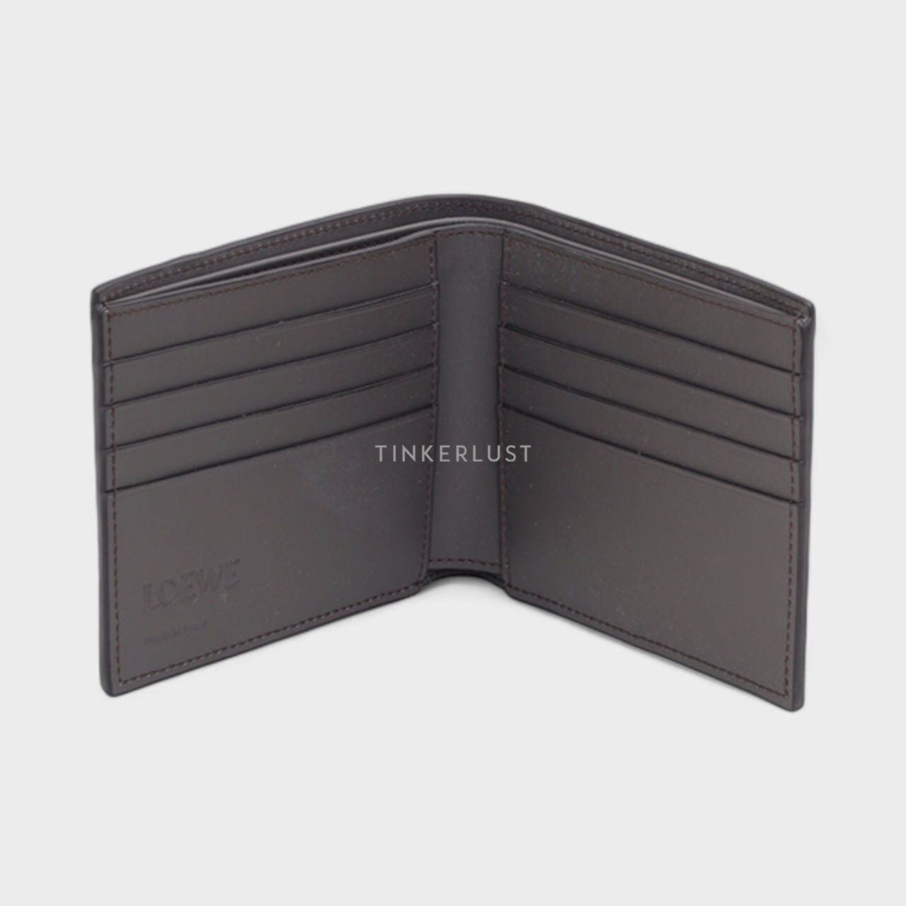 Loewe Puzzle Bi-Fold Dark Grey Classic Calfskin Wallet
