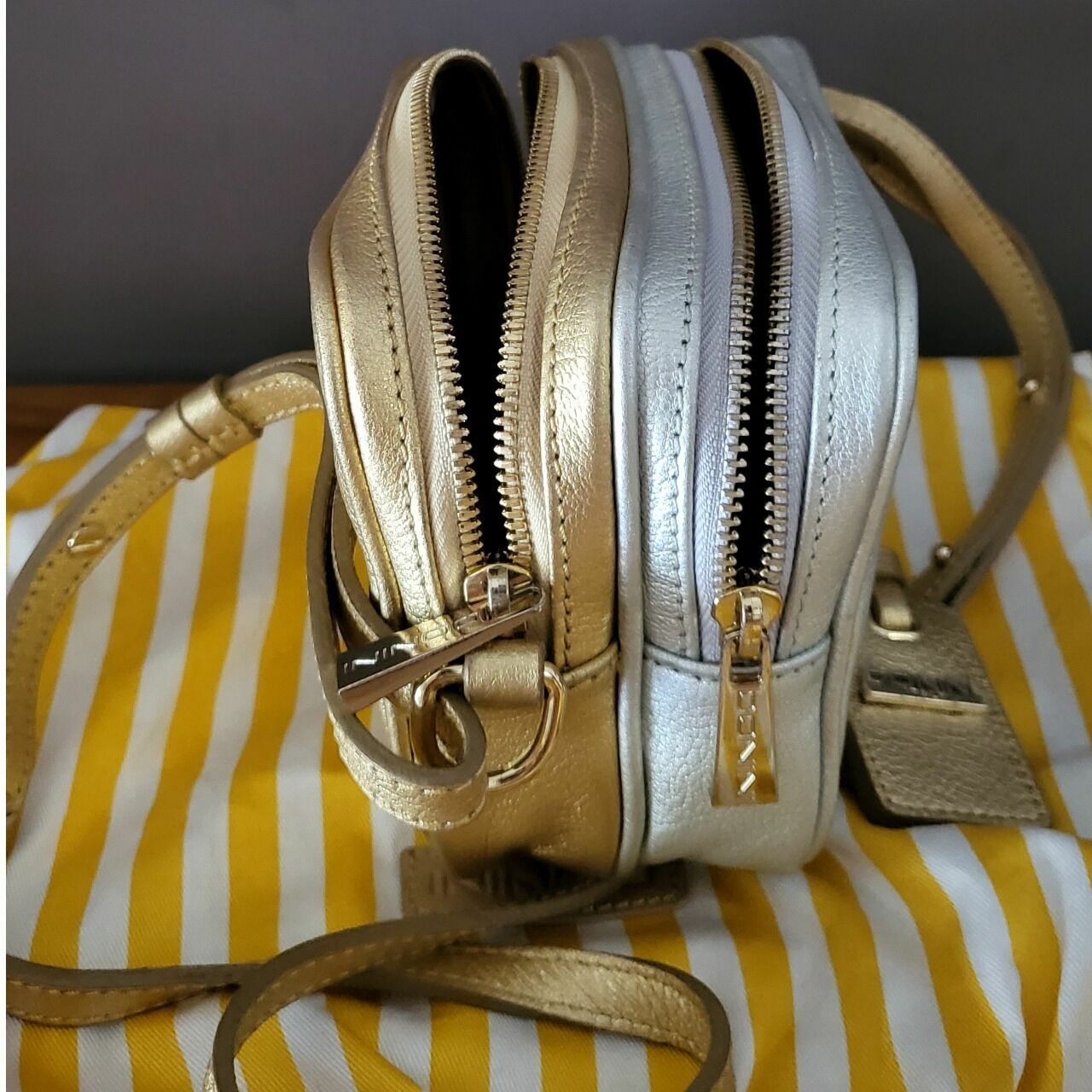 Donini Silver & Gold Sling Bag