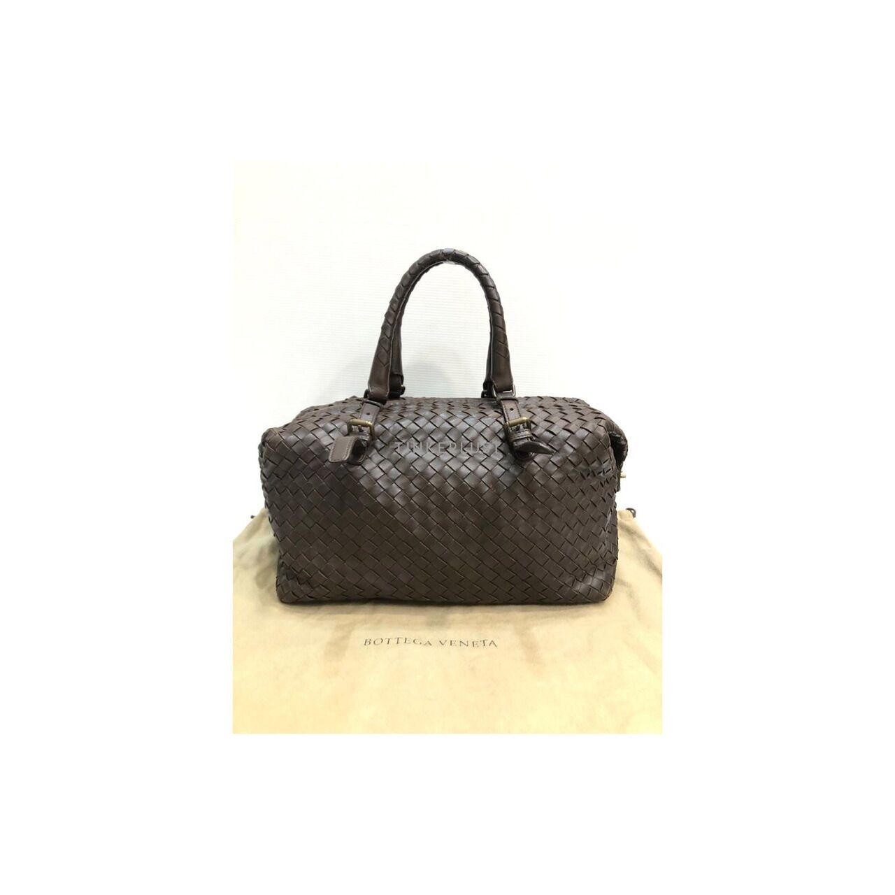 Bottega Veneta Intrecciato Leather Brown Handbag