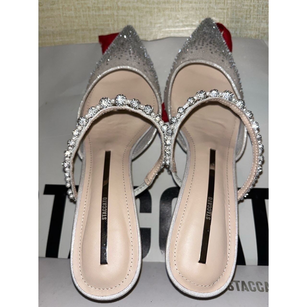 Staccato Silver Heels