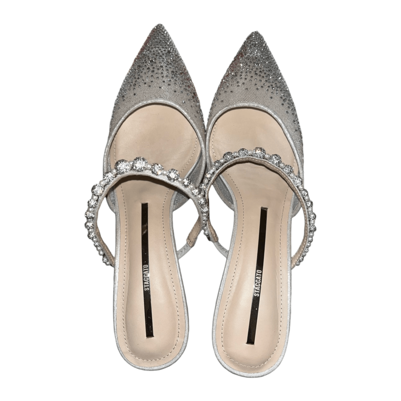 Staccato Silver Heels