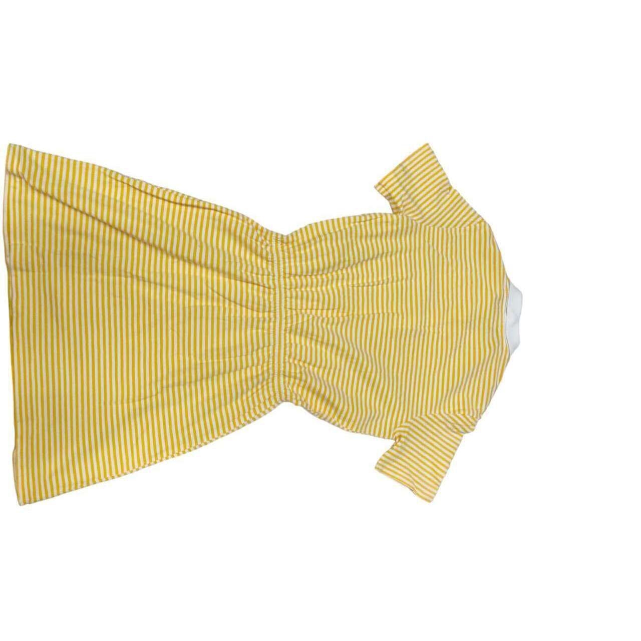 Lacoste Yellow Stripes Mini Dress