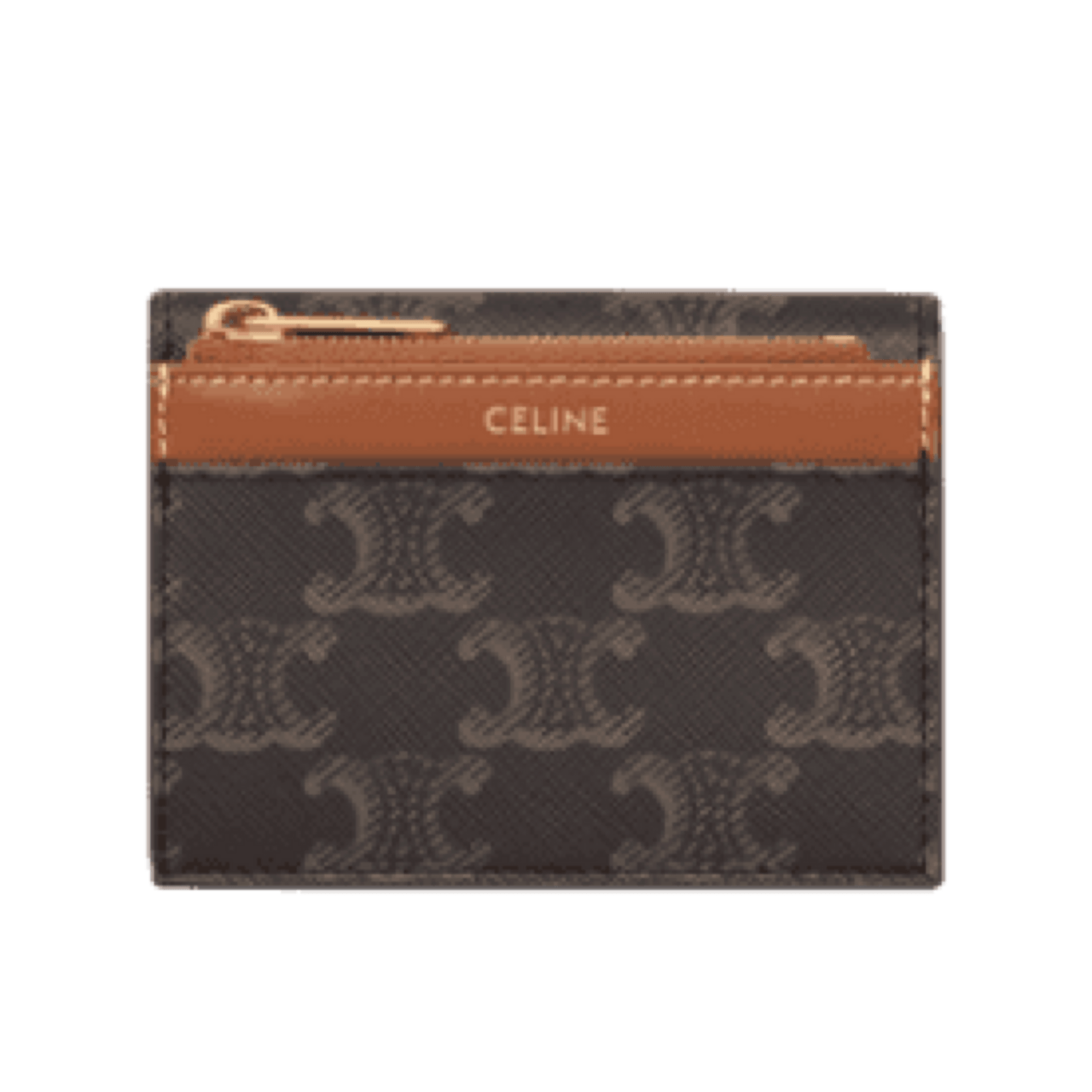 Celine Triomphe Compact Wallet with Coin