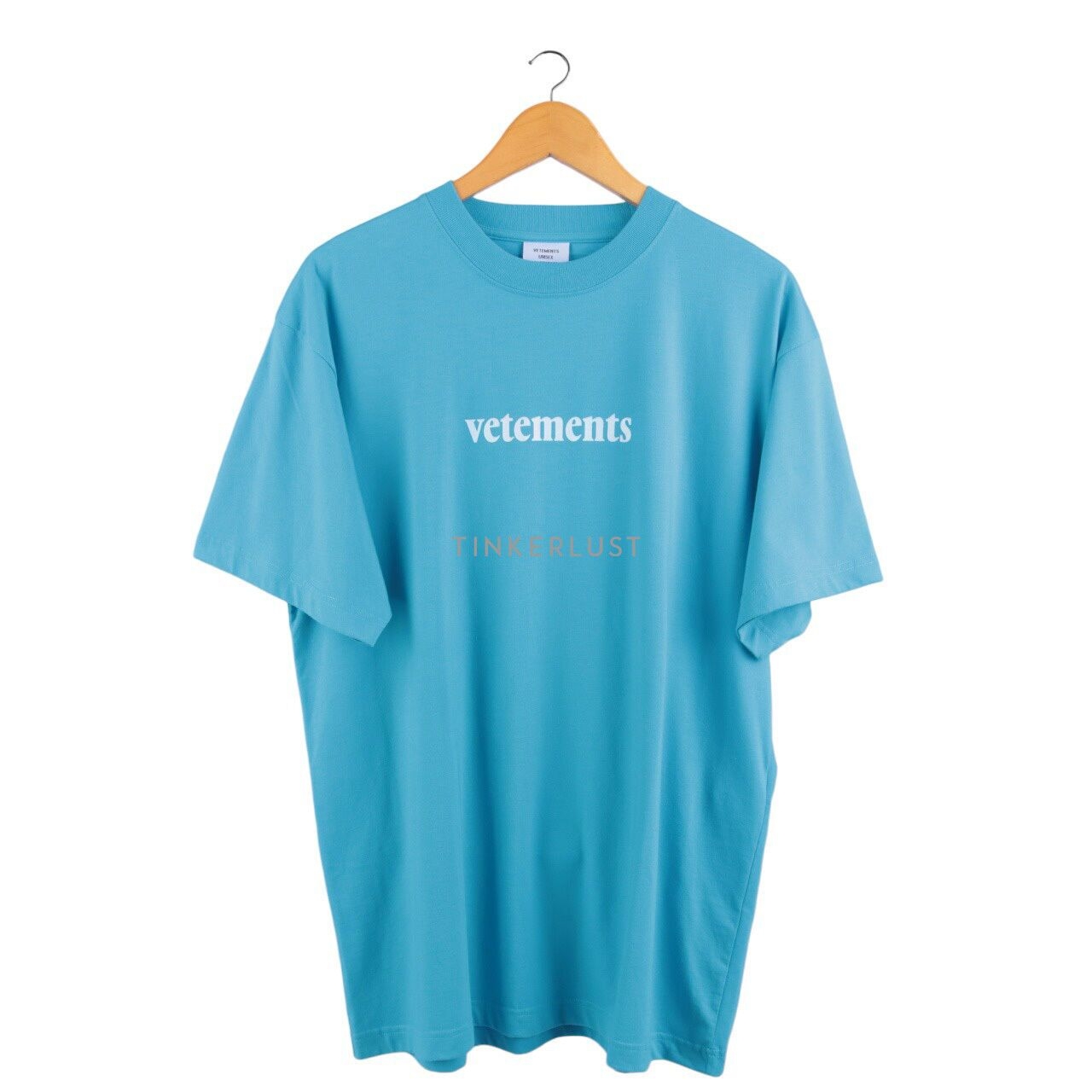Vetements Blue Logo T-Shirt 
