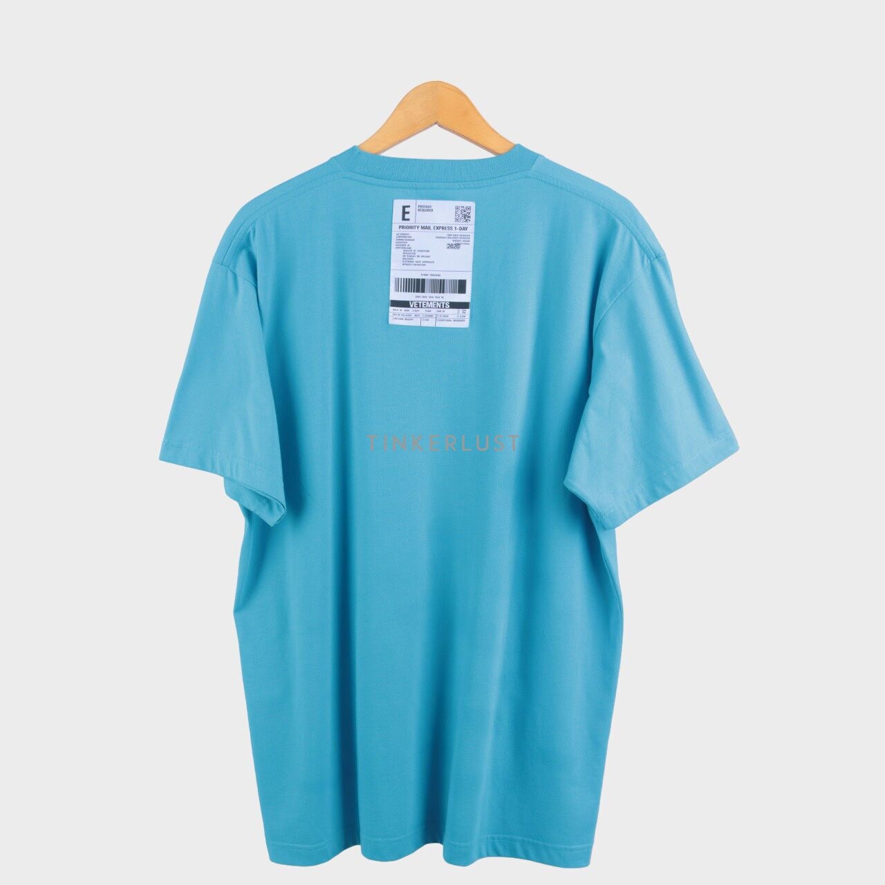 Vetements Blue Logo T-Shirt 