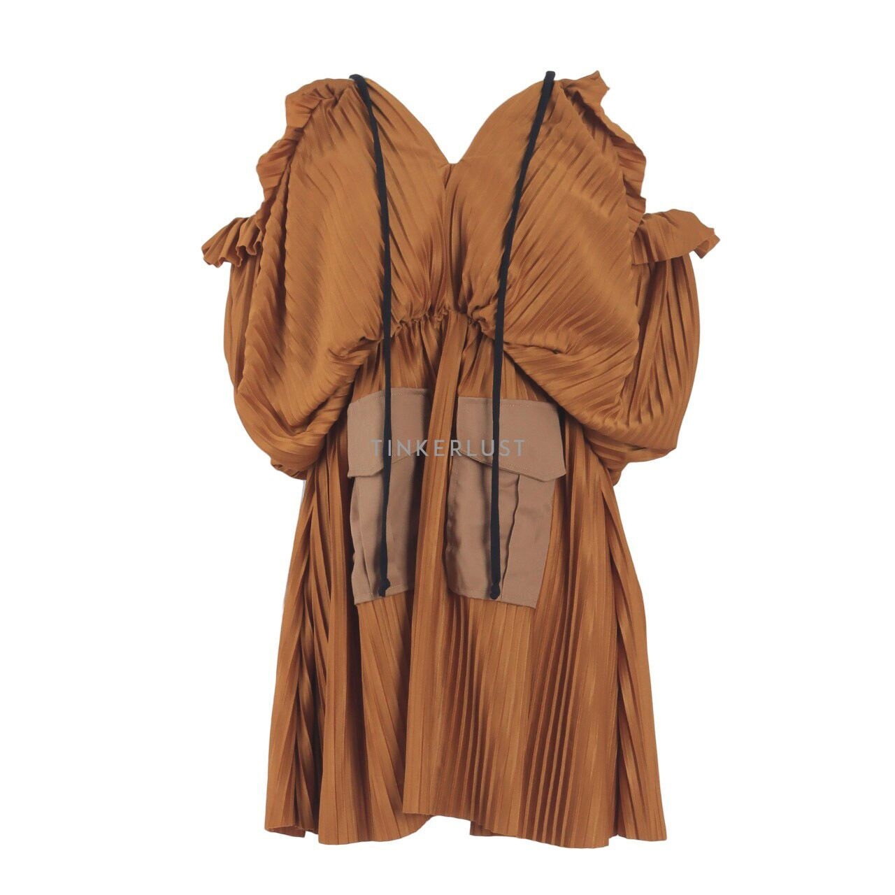Maryalle Ginger Pleats Mini Dress