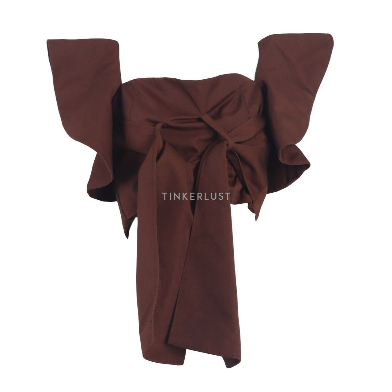 Maryalle Brown Cropped Blouse