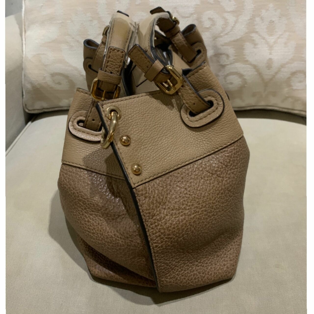 Donini Brown Organic Handbag