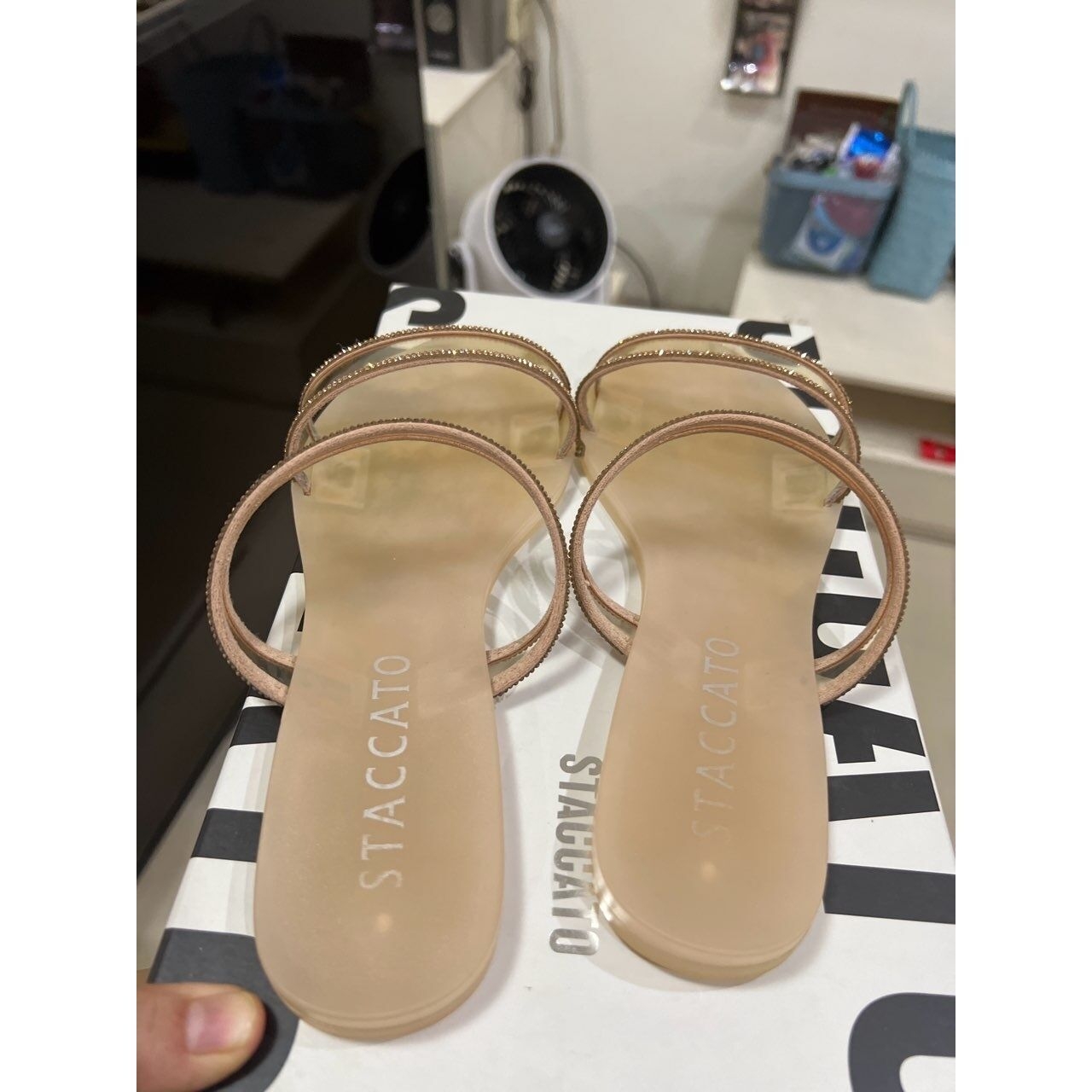Staccato Gold Sandals