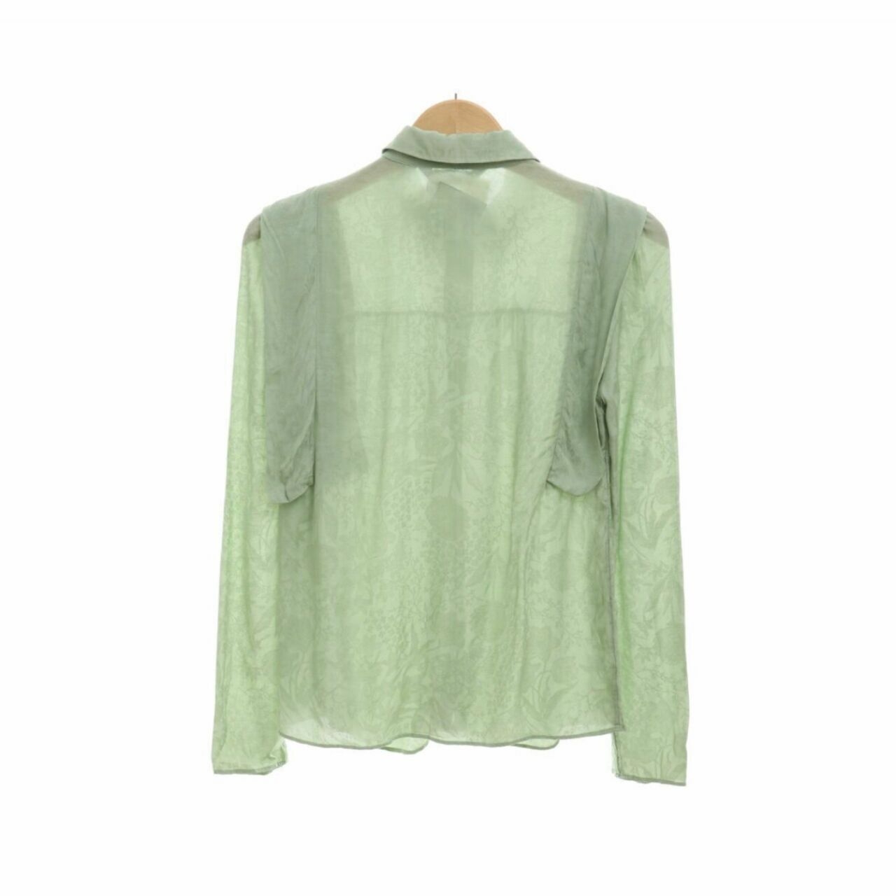 & Other Stories Sage Green Blouse