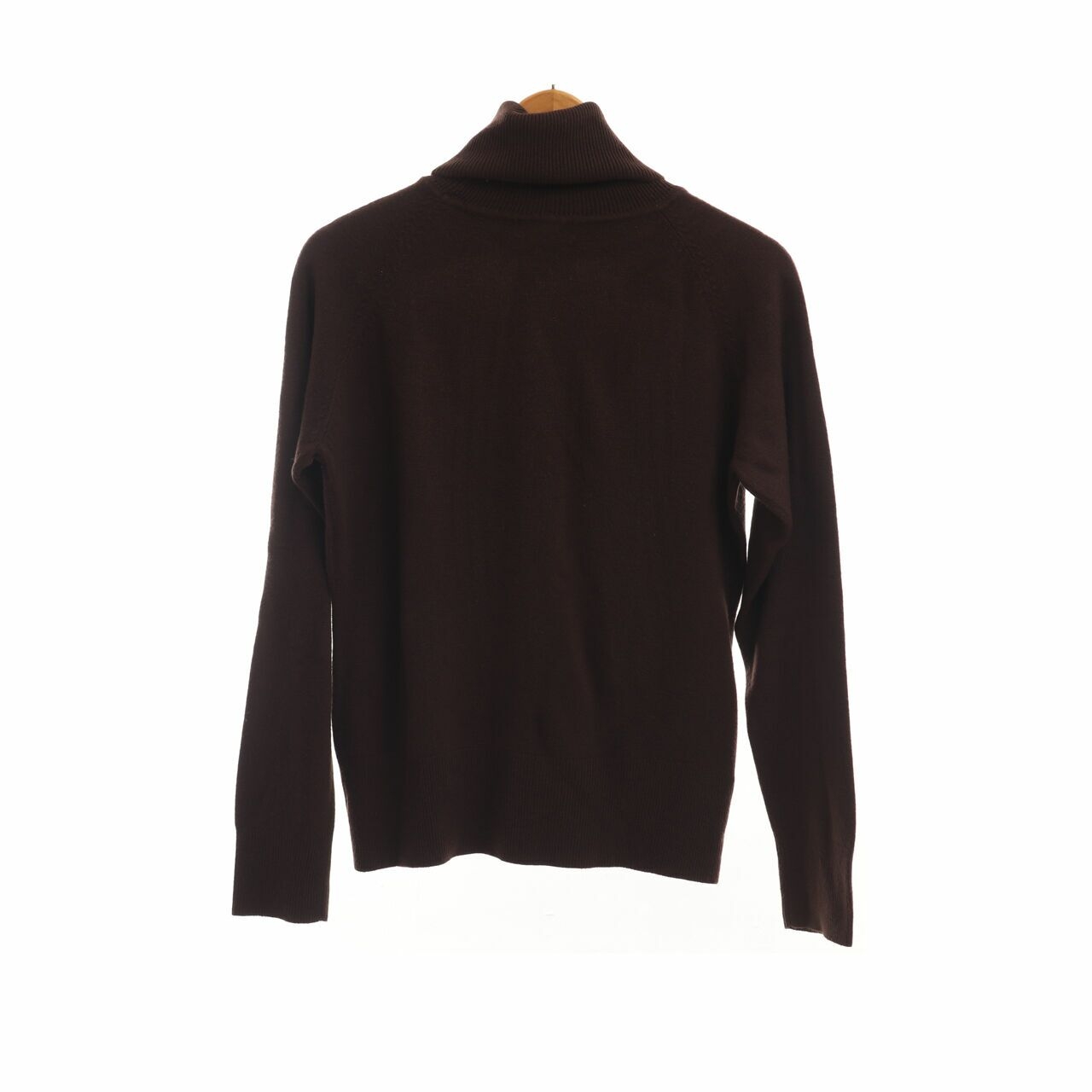 Sussan Brown Turtle Neck Blouse