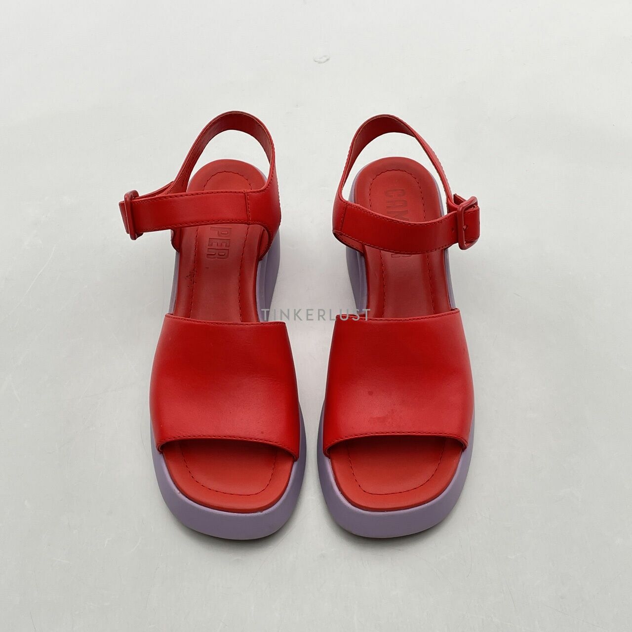 Camper Red & Lilac Wedges