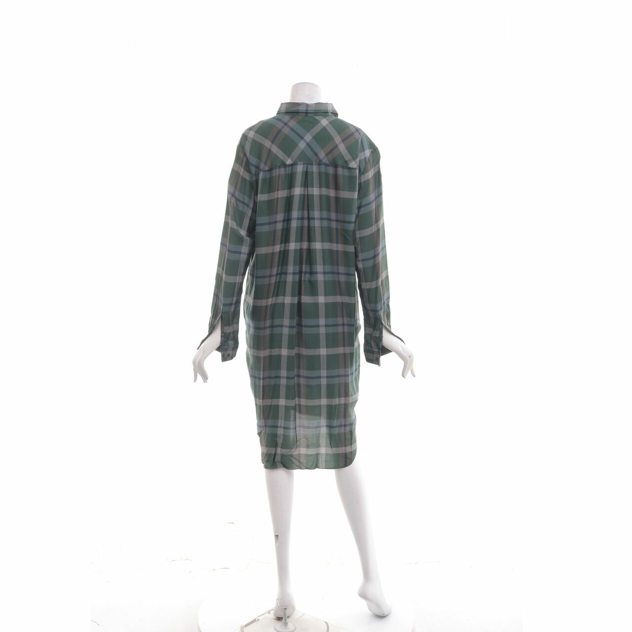 & Other Stories Multi Plaid Tunic Blouse