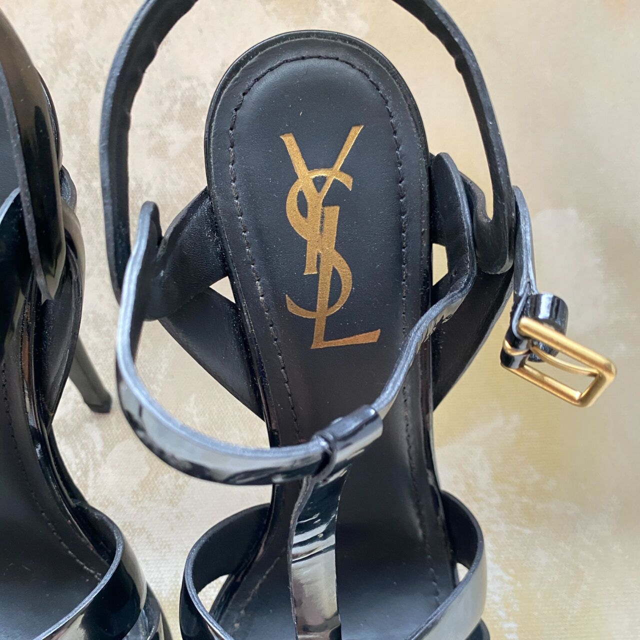 Yves Saint Laurent Black Tribute Heels