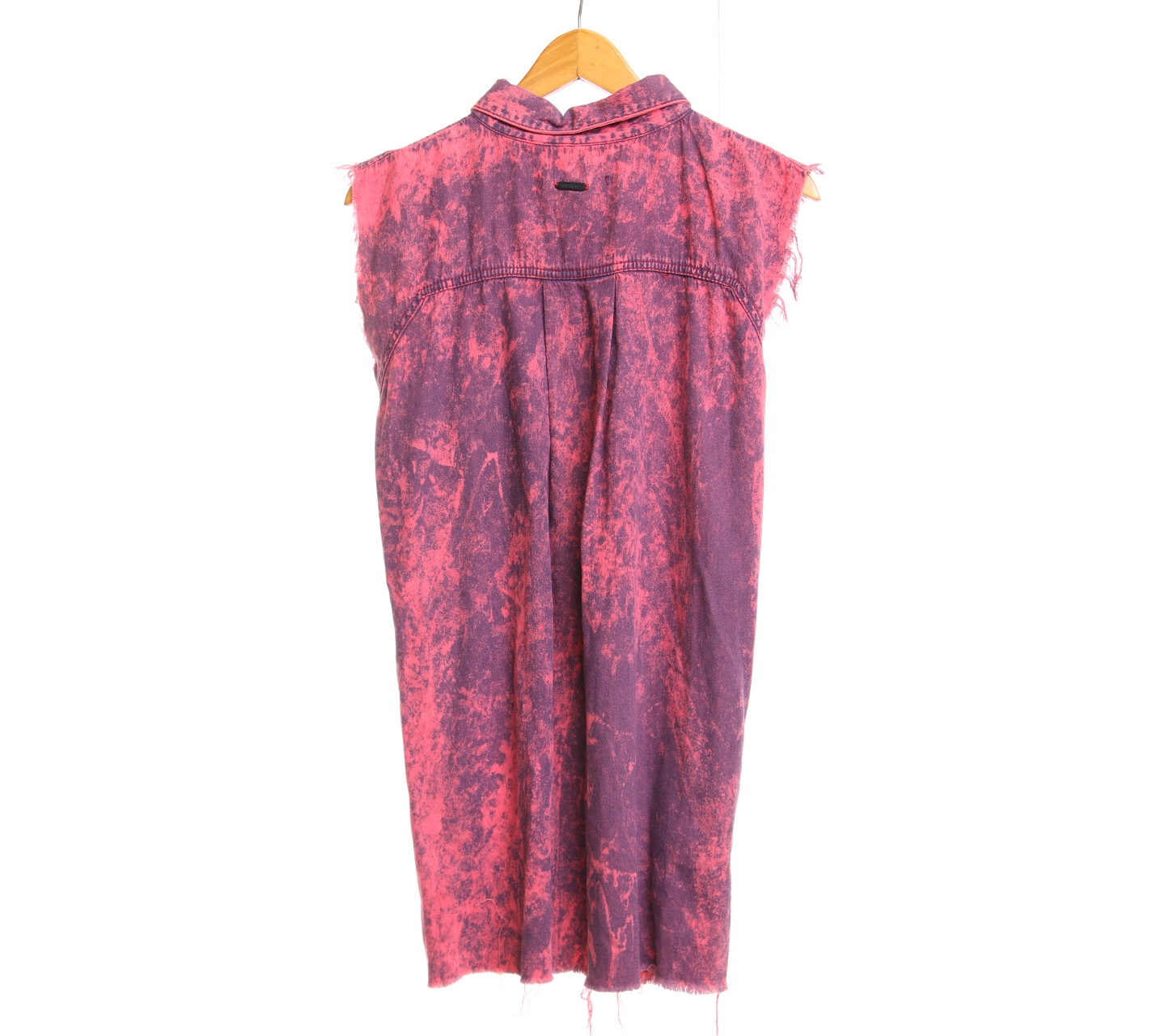 Insight Pink Coral Abstrac Mini Dress