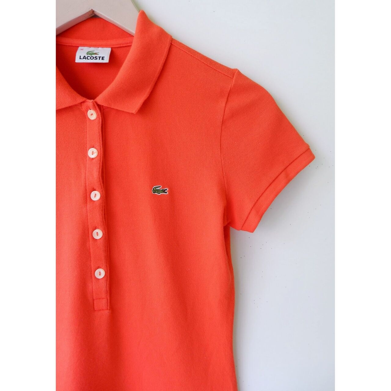 Lacoste Orange Polo Shirt