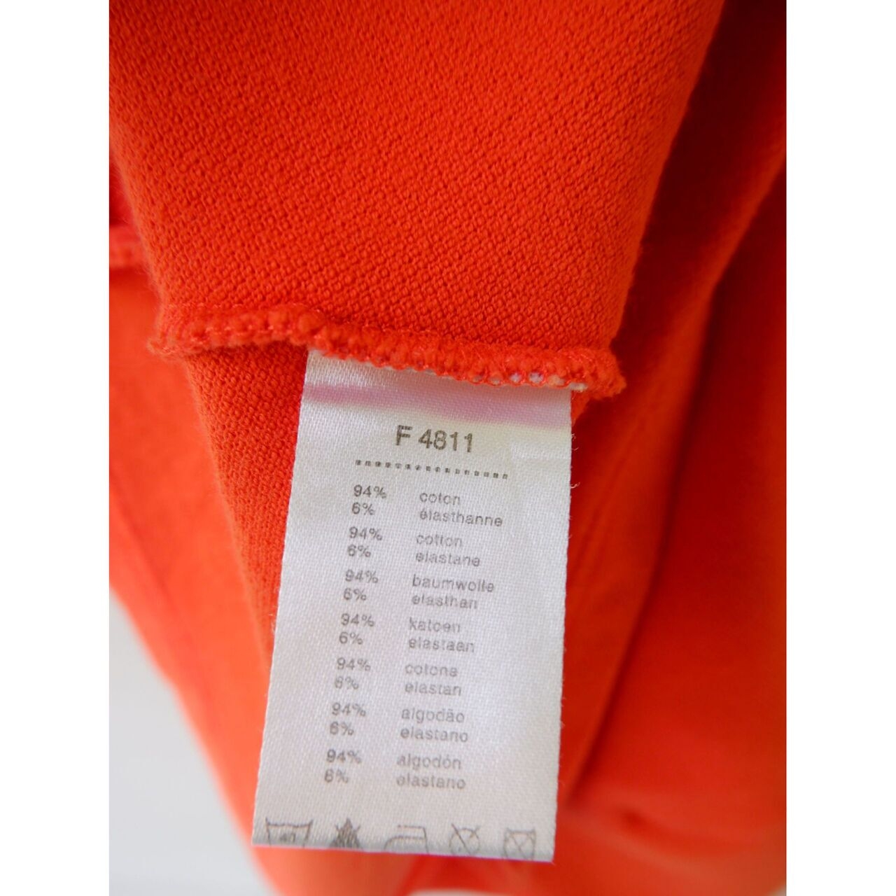 Lacoste Orange Polo Shirt