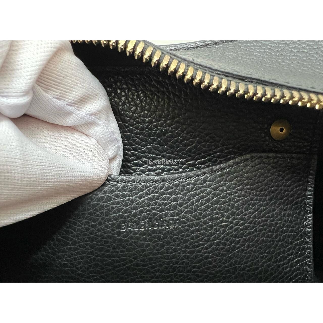 Balenciaga Neo Mini Top-Handle Black Grained Leather 2021 GHW Satchel