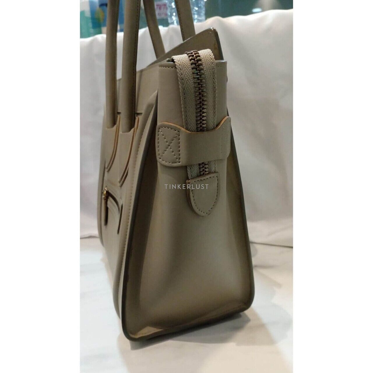Celine Mini Luggage Taupe 2016 Handbag