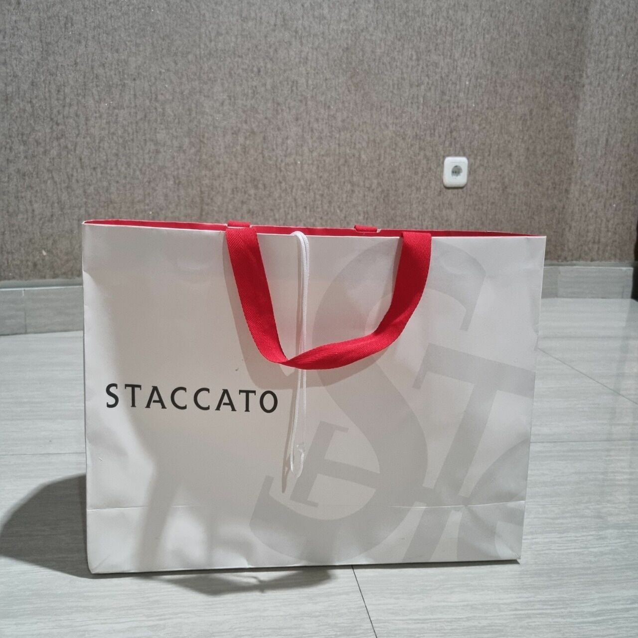 Staccato Grey Tote Bag Monochrome
