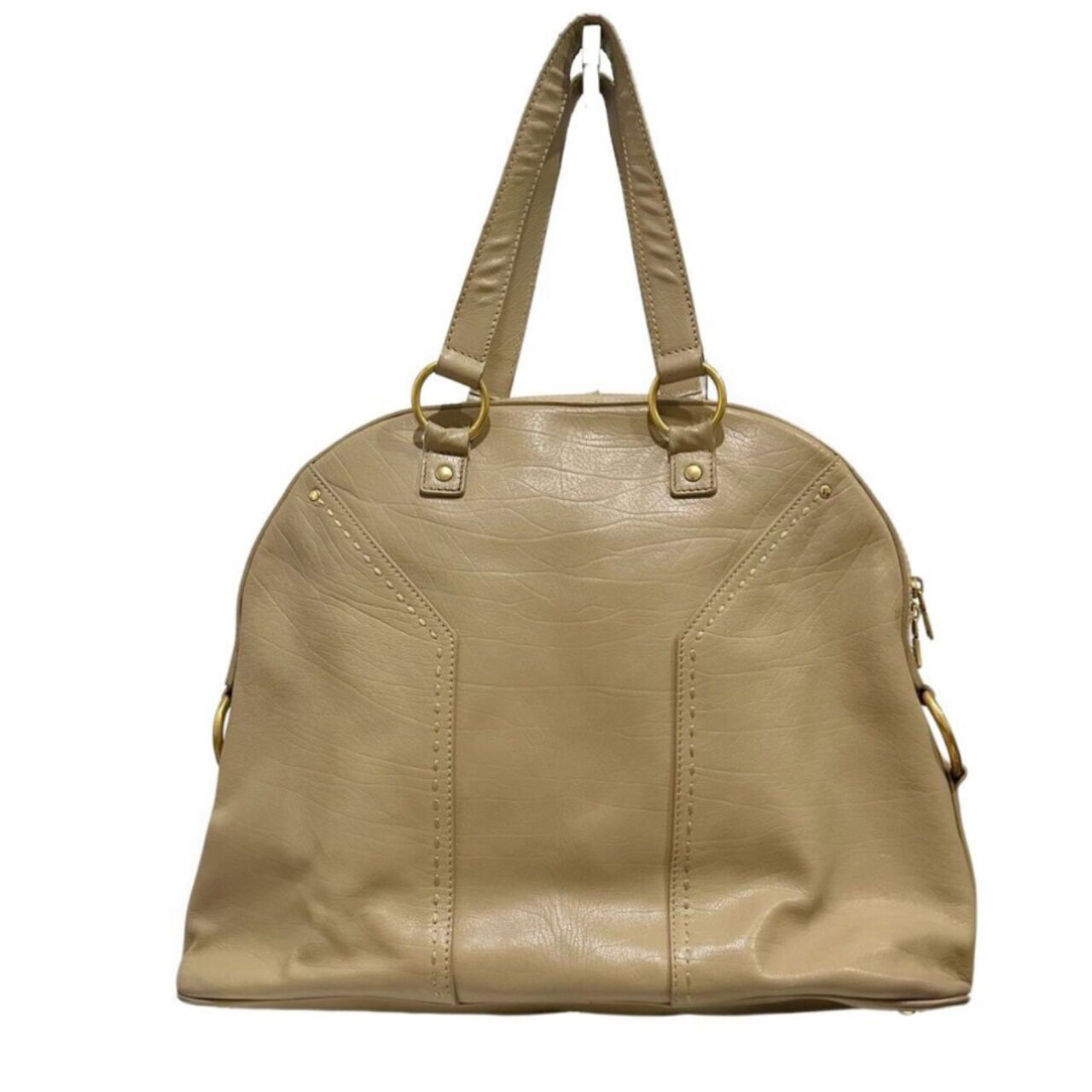 Yves Saint Laurent Muse Beige Shoulder Bag
