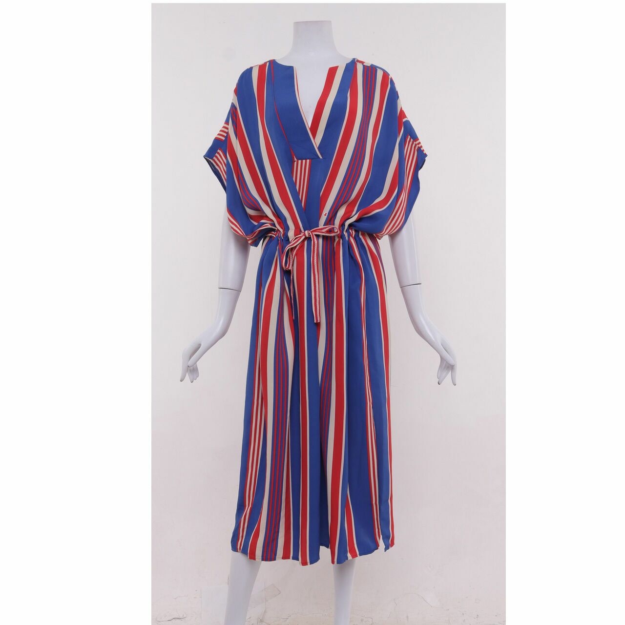 & Other Stories Multi Stripes Long Dress