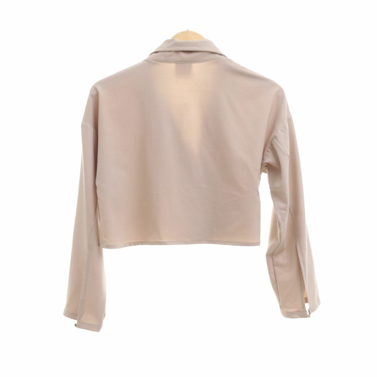 Matin Beige Cropped Outerwear