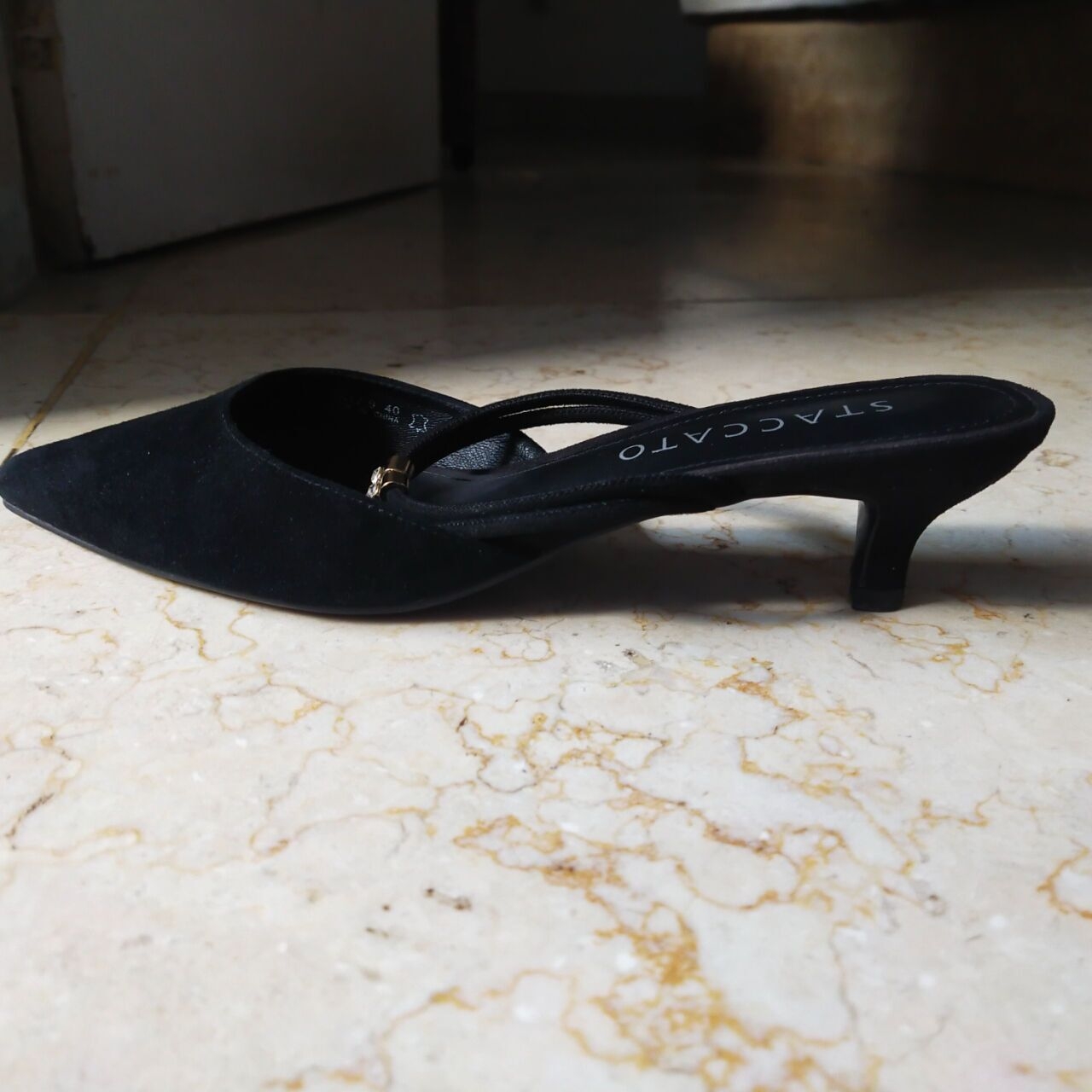 Staccato Black Heels
