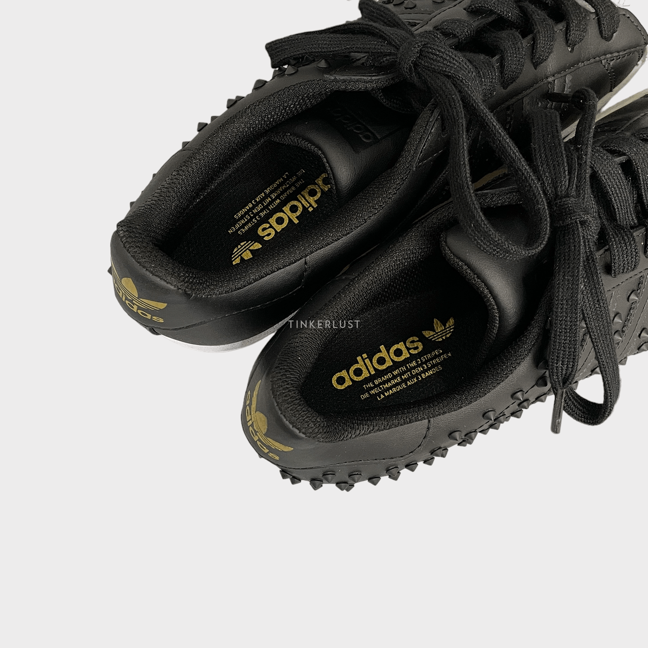 Adidas Superstar Core Black Stud Sneakers