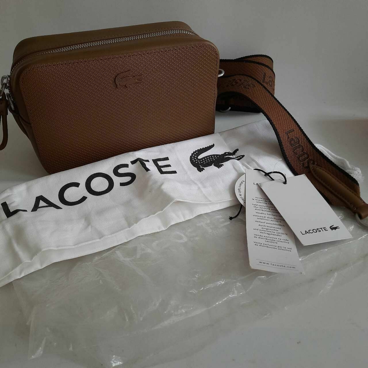 Lacoste Brown Sling Bag