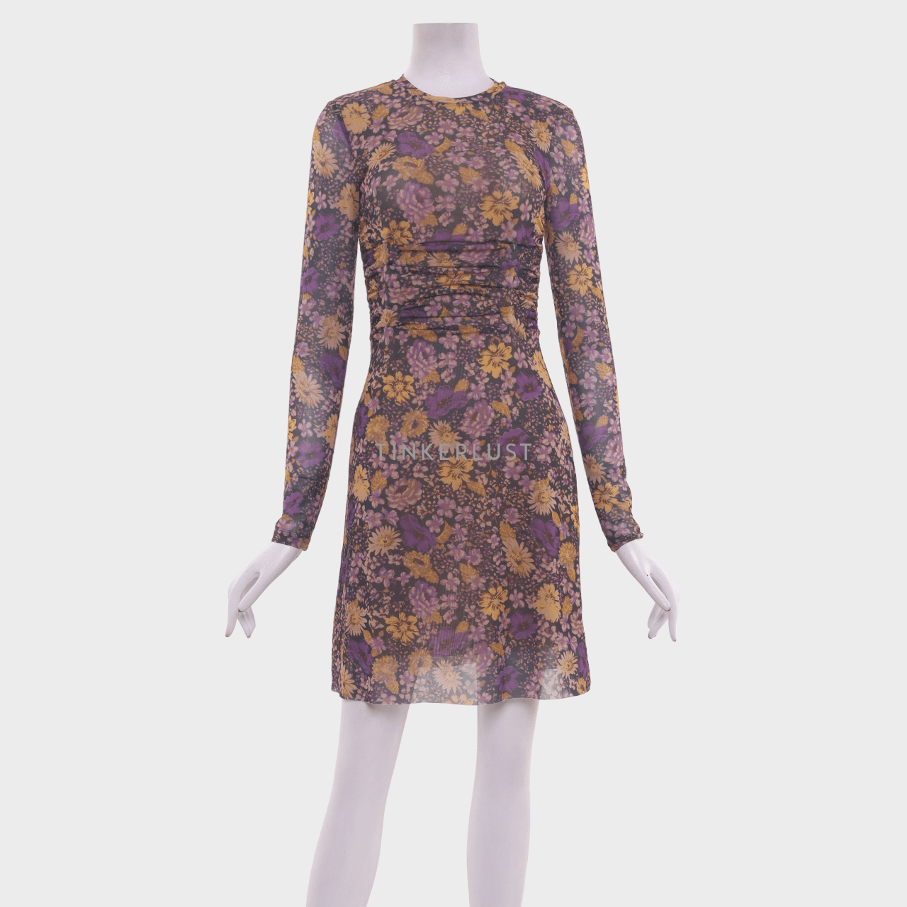 & Other Stories Multi Floral Mini Dress
