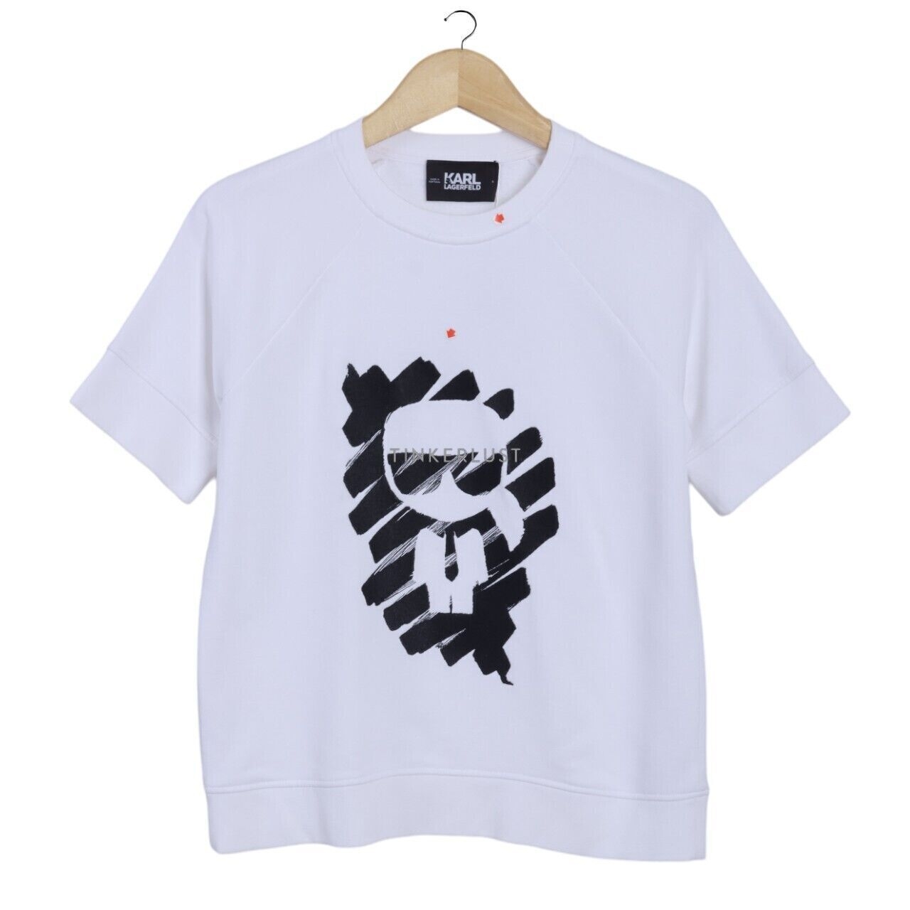 Karl Lagerfeld White Graffiti T-Shirt