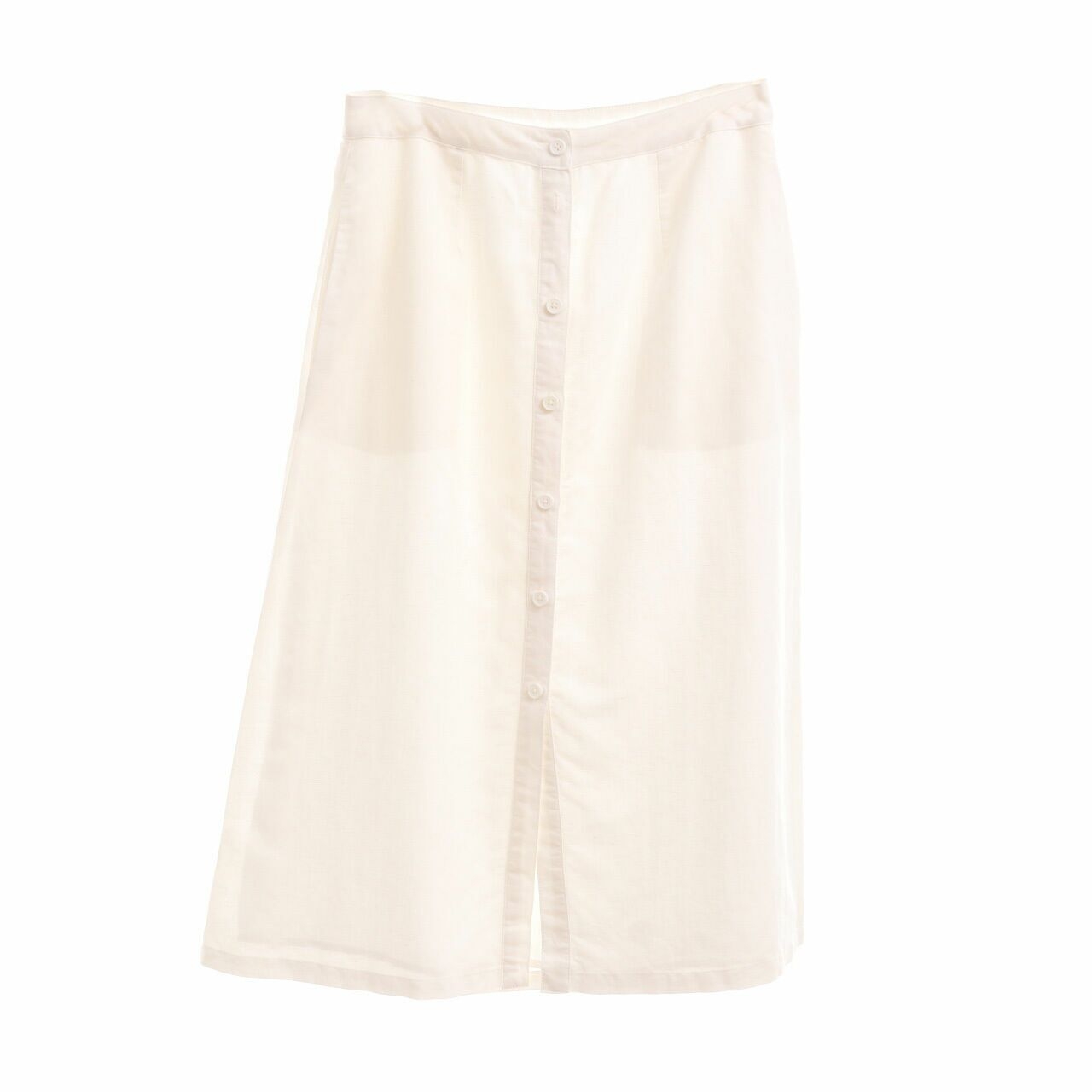 Tobi Off White Midi Skirt
