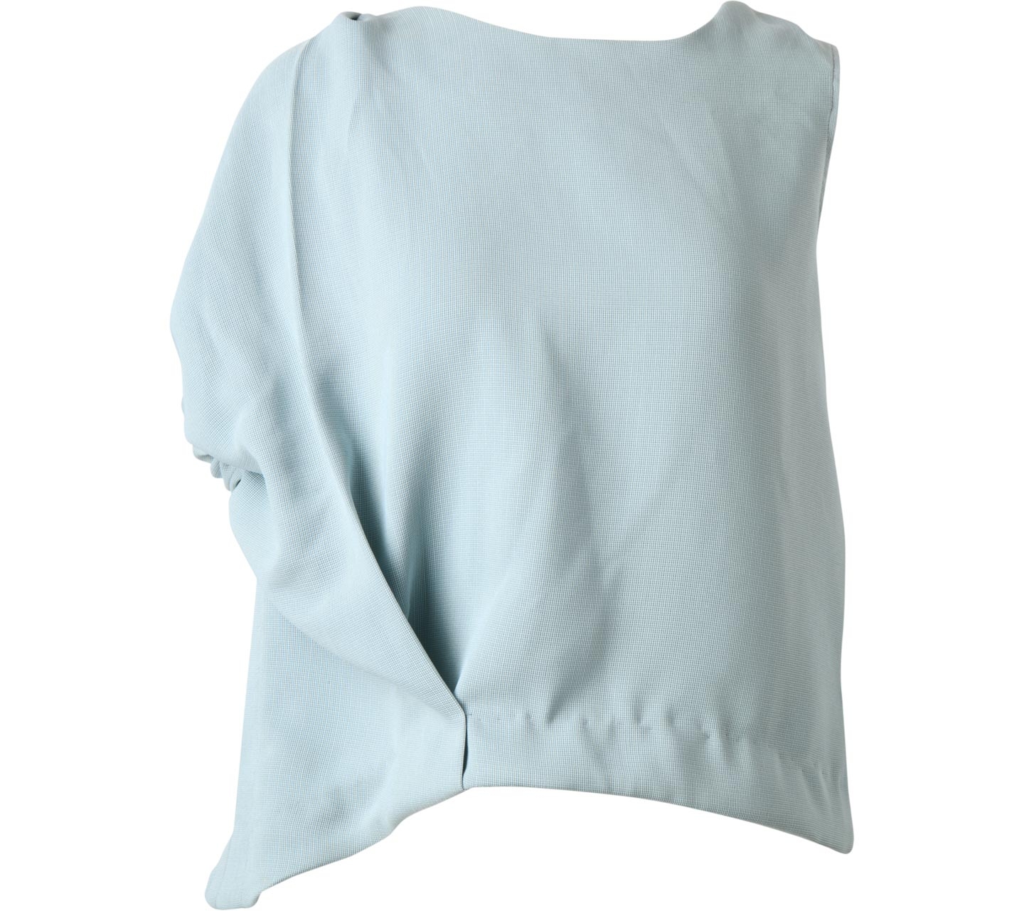 Les Riches Turquoise One Shoulders Blouse