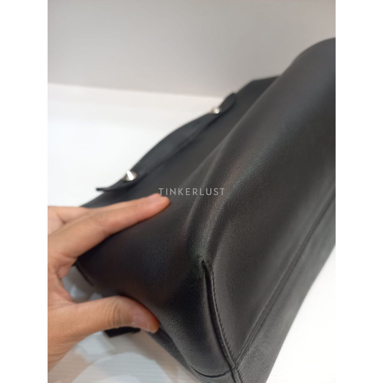 Fendi By The Way Large Leather Black 2015 Satchel