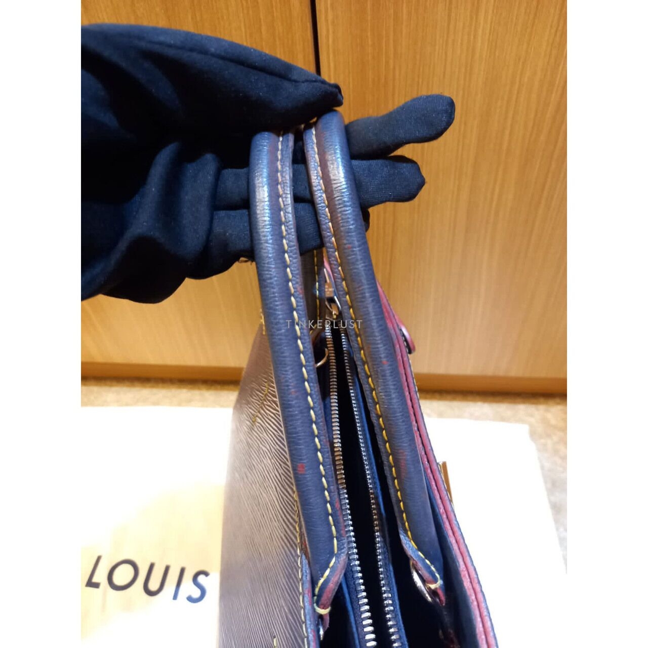 Louis Vuitton Twist Blue Indigo Epi Leather 2019 Satchel