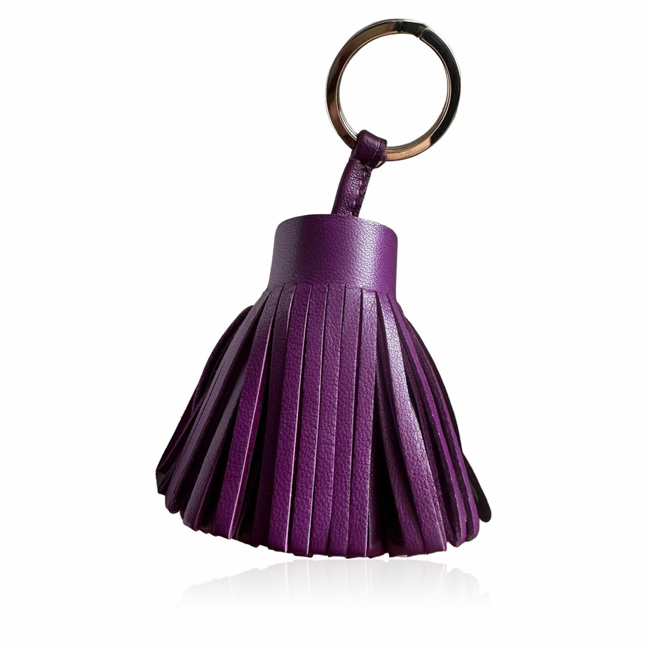 Hermes Violet Purple Carmen Bag Charm Keychain