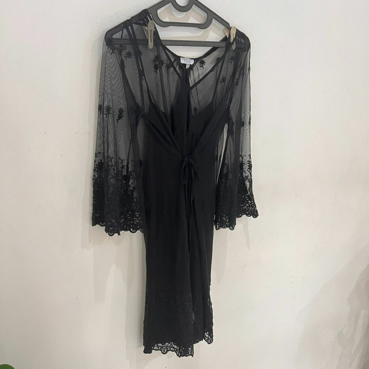 Tobi Black Mini Summer Dress