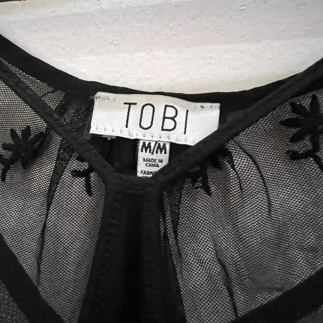 Tobi Black Mini Summer Dress
