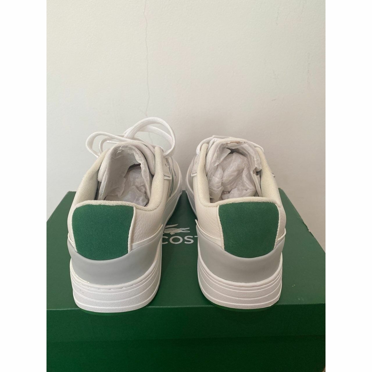 Lacoste Green & White Sneakers