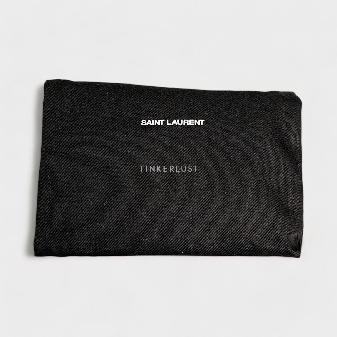 Yves Saint Laurent Black Grain Leather Card Holder