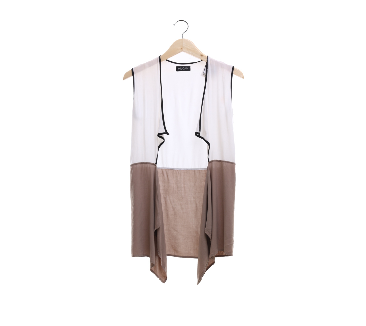 Milcah Off White Brown Outerwear
